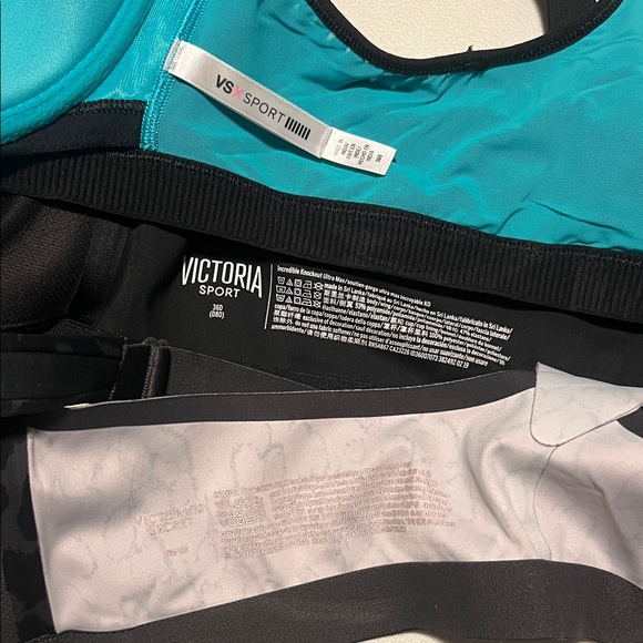 (3) Victoria Secret Sports bra 36D - Picture 8 of 8